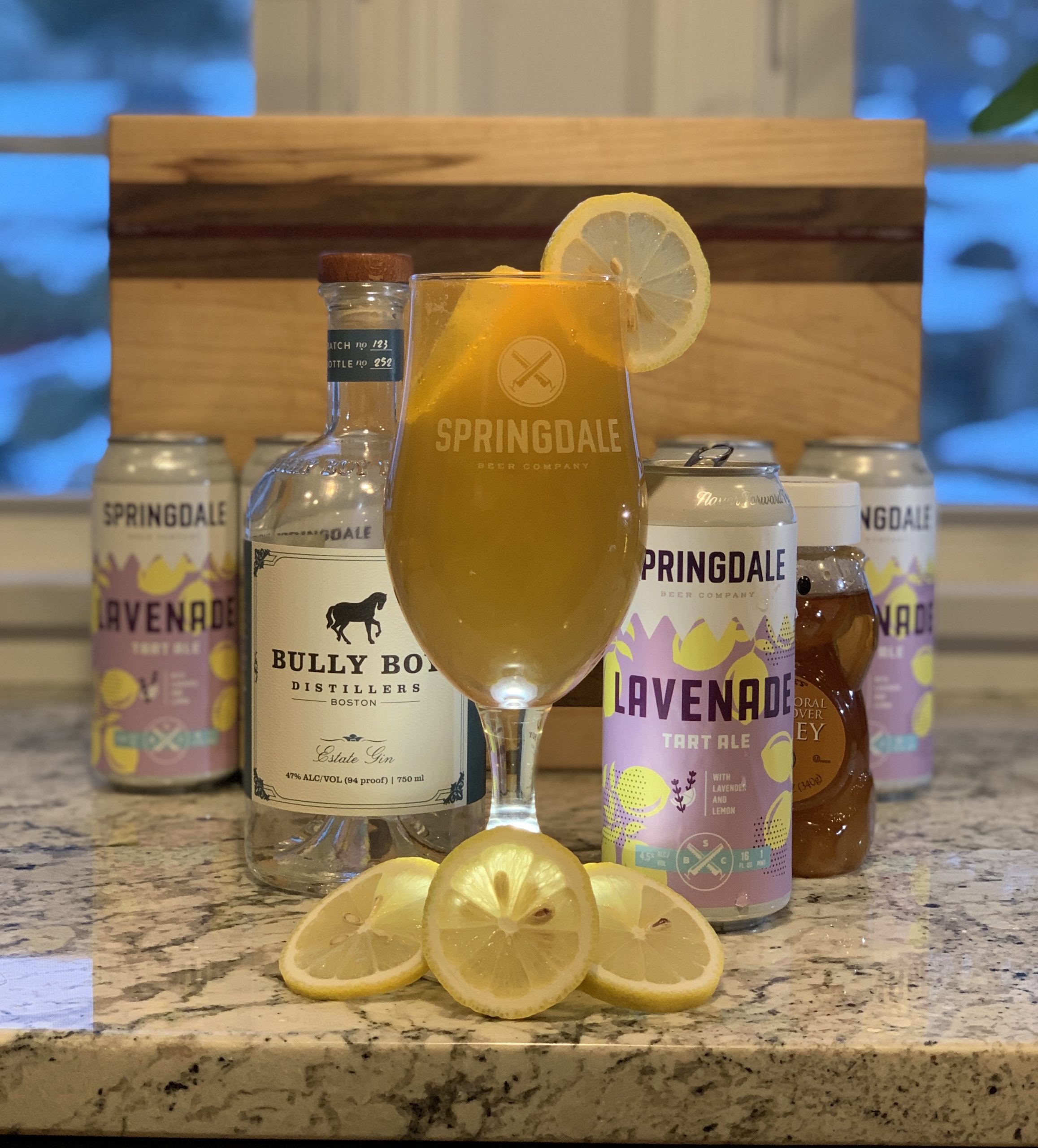 Let The Fun Bee-Gin beer cocktail