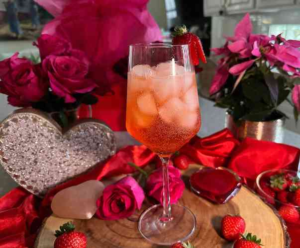 Spritz into Love cocktail