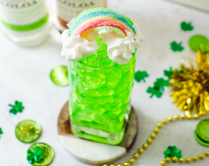 Lucky Luck green cocktail