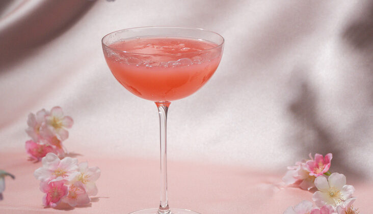Sakura Spritz cocktail